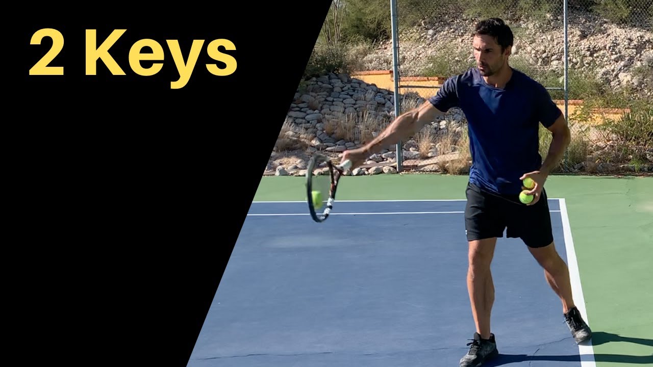 One Handed Backhand Contact Point For Power & Spin