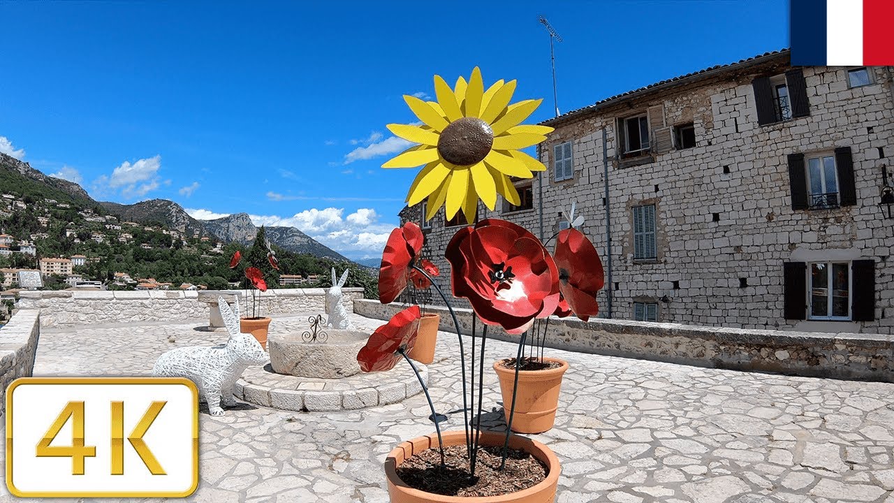 Vence, France (French Riviera/Côte d'Azur) | Spring 2021【4K】