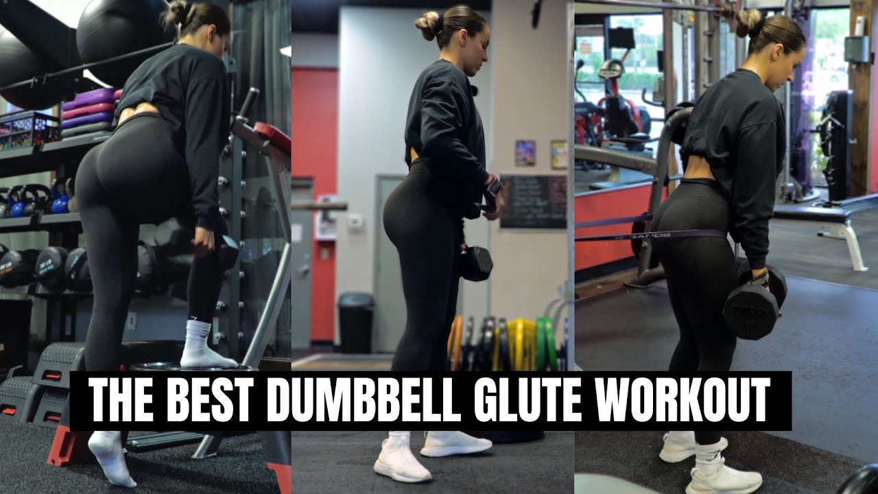 BEST DUMBBELL GLUTE WORKOUT | How To Grow Your Glutes With Minimal Equipment