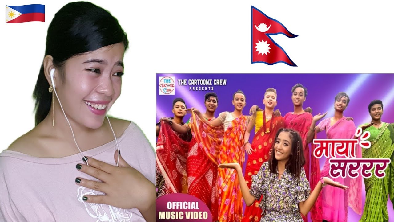Cartoonz Crew Jr| Maya Sarara | Sachin Rauniyar & Jiten Lepcha | Official MV - Filipino Reaction