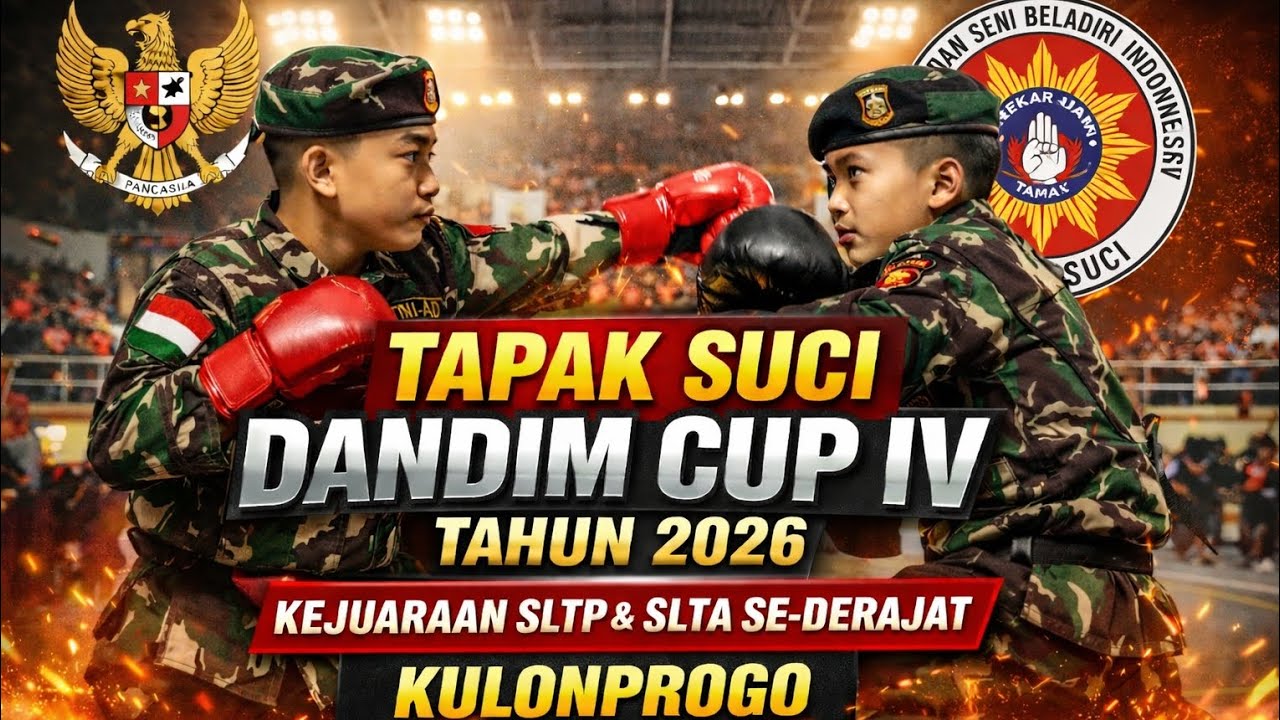 Juara Terbaik & Juara Umum Dandim Cup IV | Tapak Suci Pelajar SLTP & SLTA