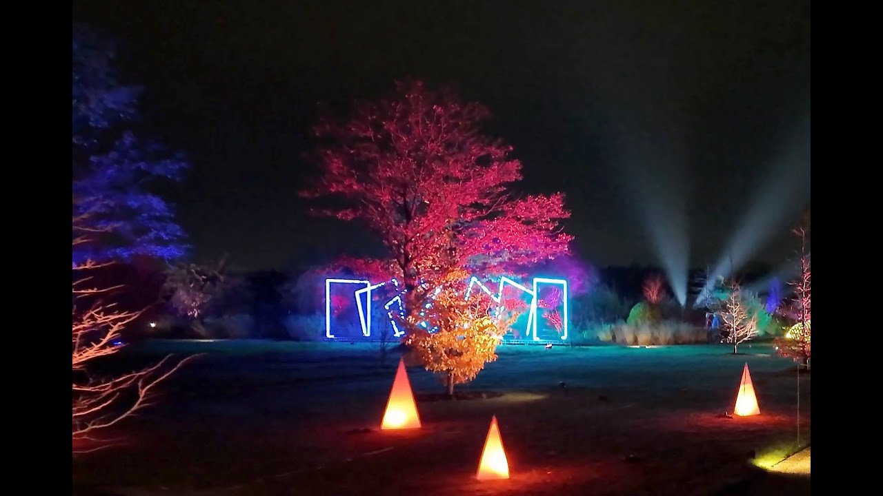 A Fantastic Walk Through Glow Light Trail - RHS Bridgewater
