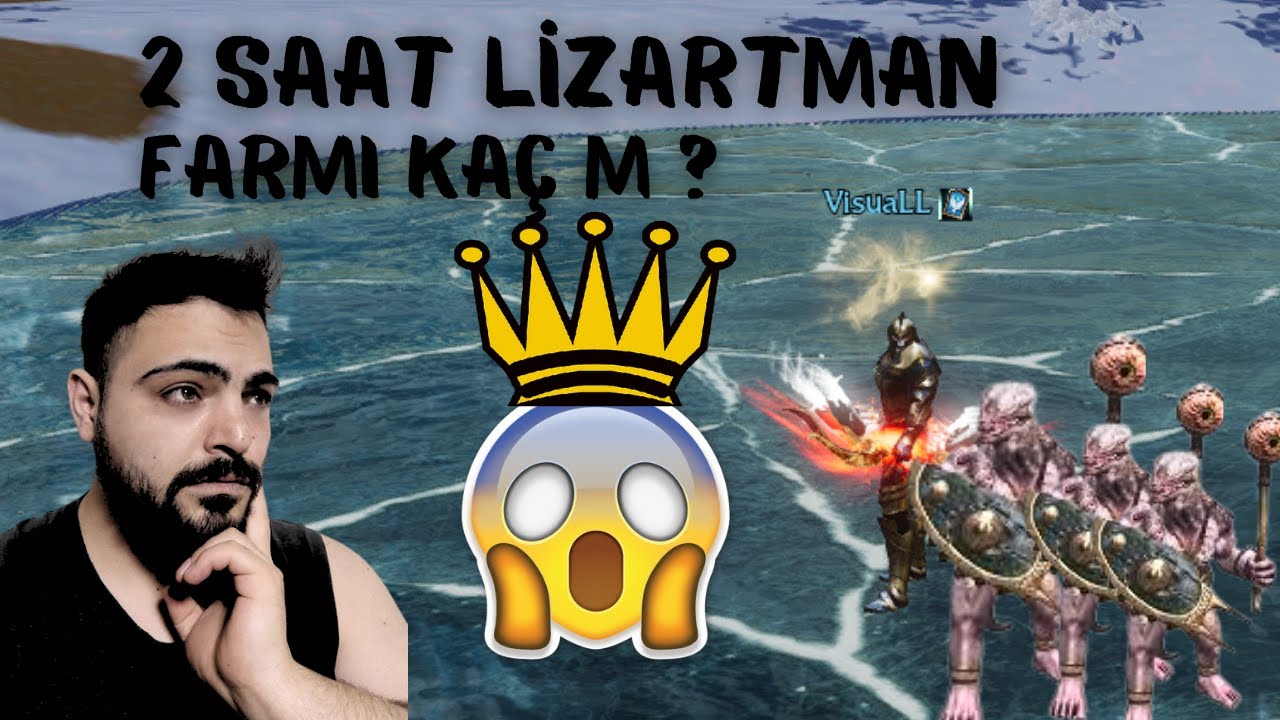 2 SAAT LİZARTMAN COİN FARMI KA&Ccedil; M KASTIK ? / RİSE ONLİNE