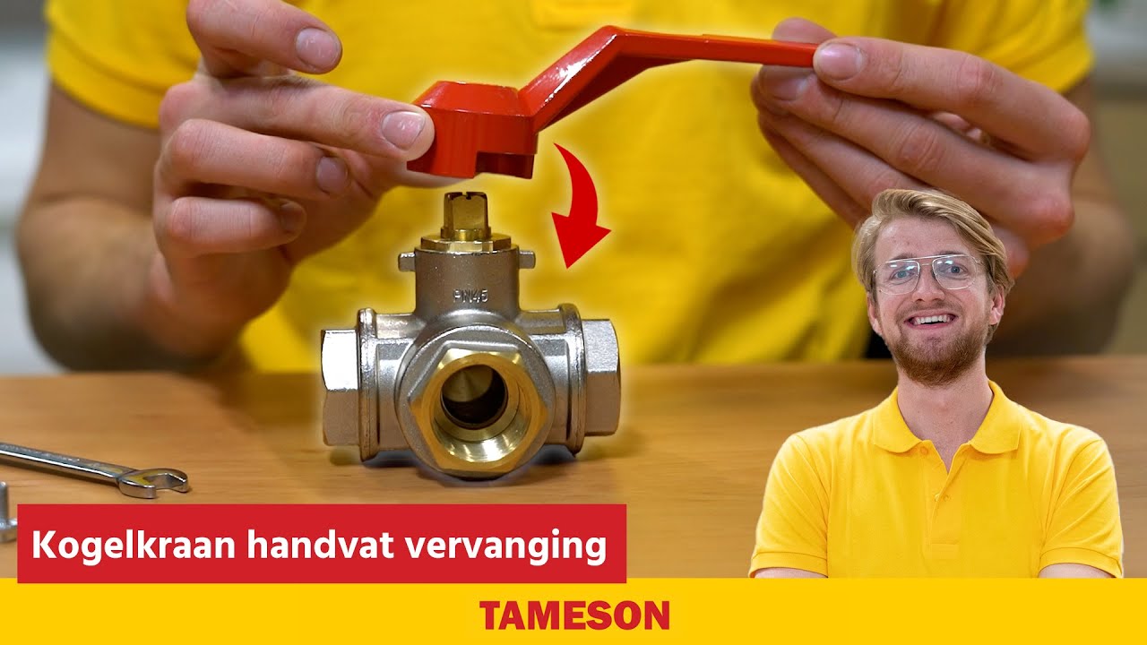Hoe vervang je een kogelkraan handvat I Tameson
