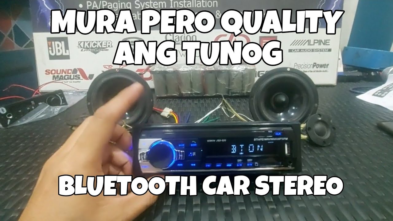 PINAKA-MURA! Car Stereo Head Unit pero quality ang tunog na bigay sa speakers #audio #caraudio #fyp
