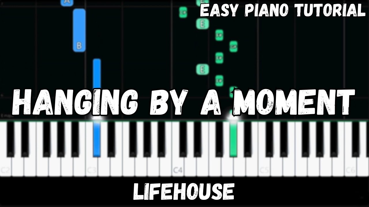Lifehouse - Hanging By A Moment (Easy Piano Tutorial)