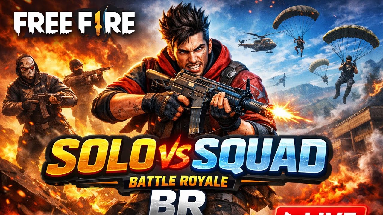 Ranaxtreme  is live!solo vs squad gameplay br live