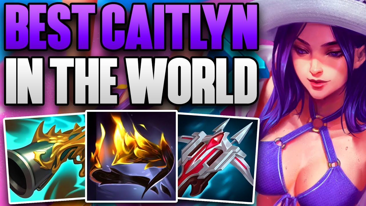 BEST CAITLYN IN THE WORLD AMAZING ADC GAMEPLAY | CHALLENGER ADC CAITLYN | Patch 14.19 S14