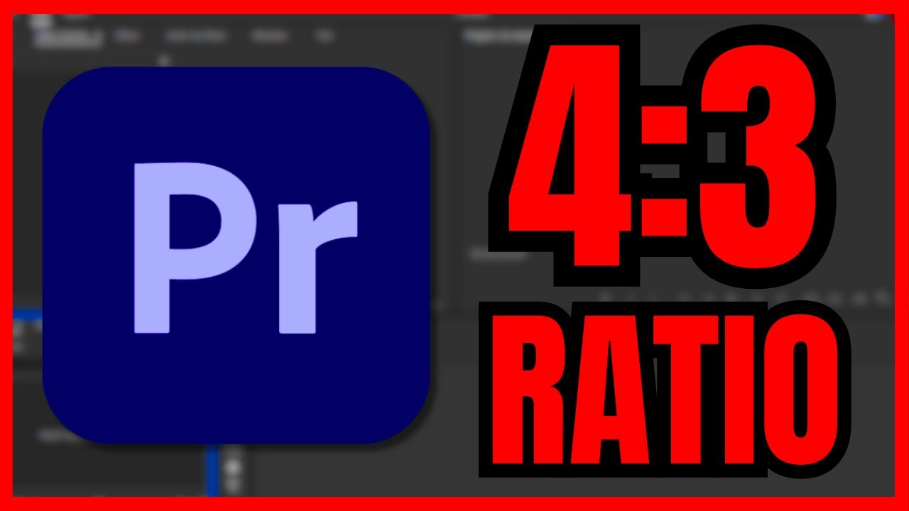 How To Add 4:3 ASPECT RATIO Premiere Pro (QUICK & EASY) 2026