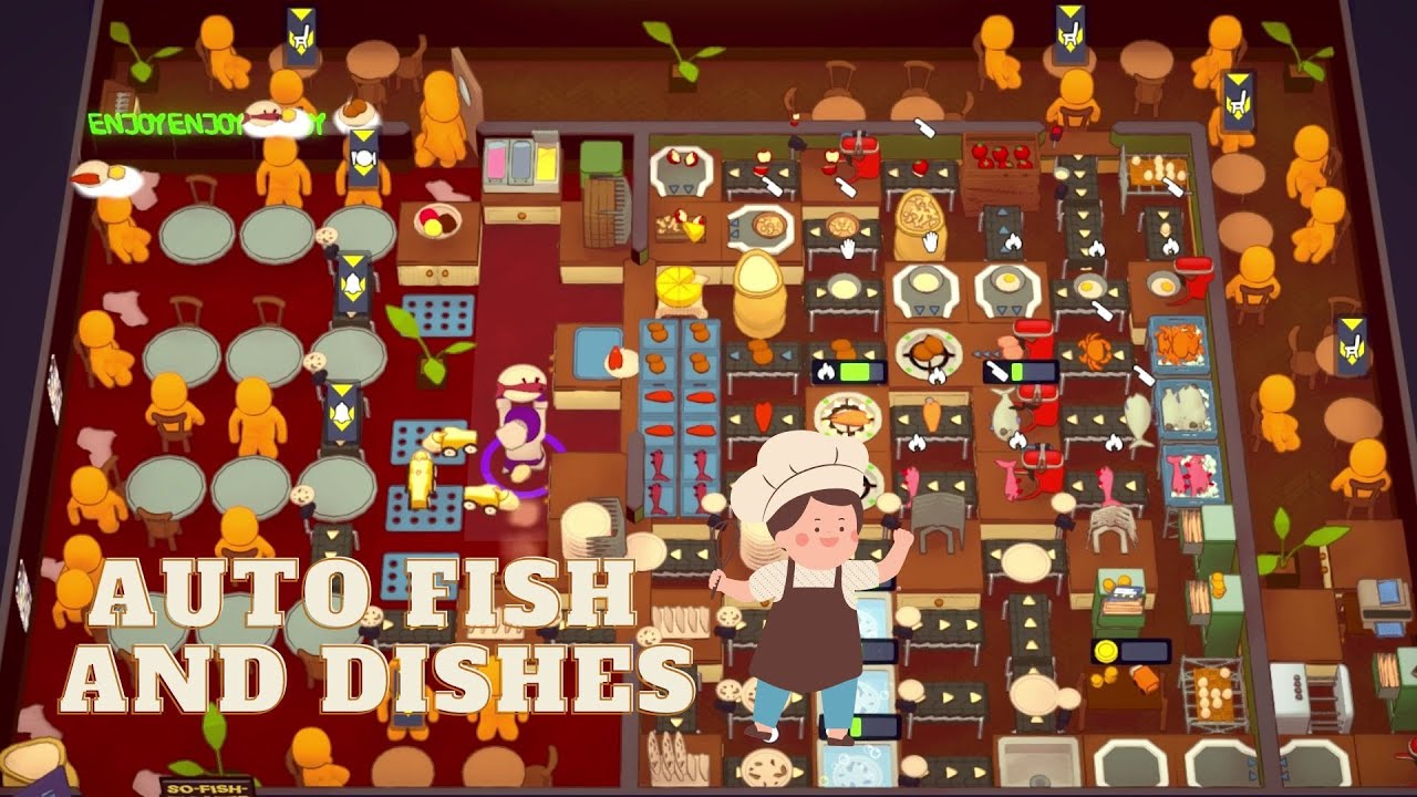 Plate Up! Solo/Duo Automated Fish Overtime 21-40 Run