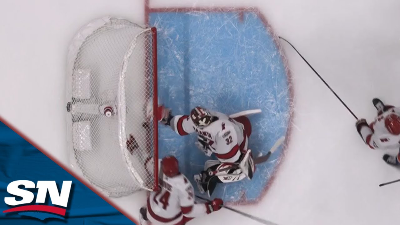 Hurricanes' Seth Jarvis Leaves Islanders In Disbelief With Miraculous Goal-Line Clearance