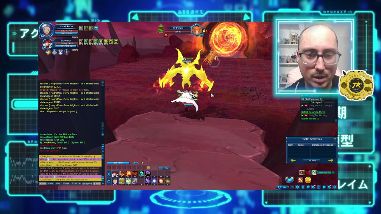 DMO Digimon Masters Gankomon Data Iron is strong enogh