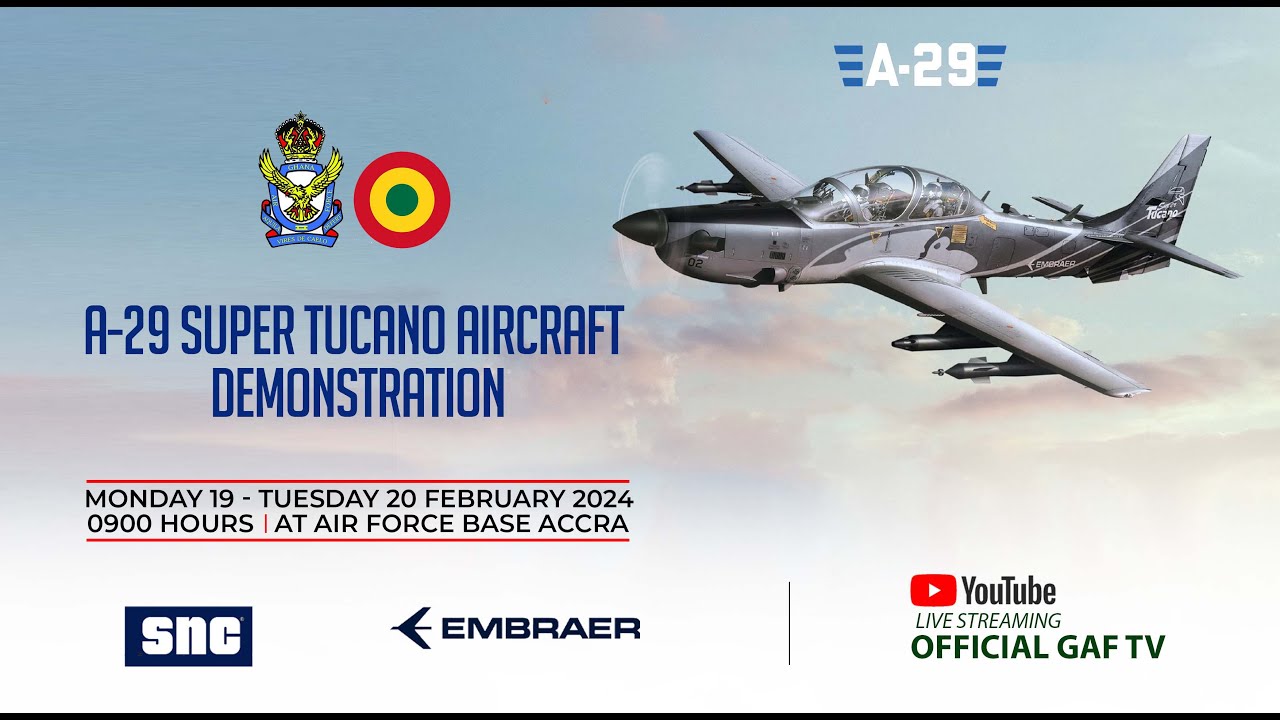 A-29 SUPER TUCANO AIRCRAFT DEMONSTRATION