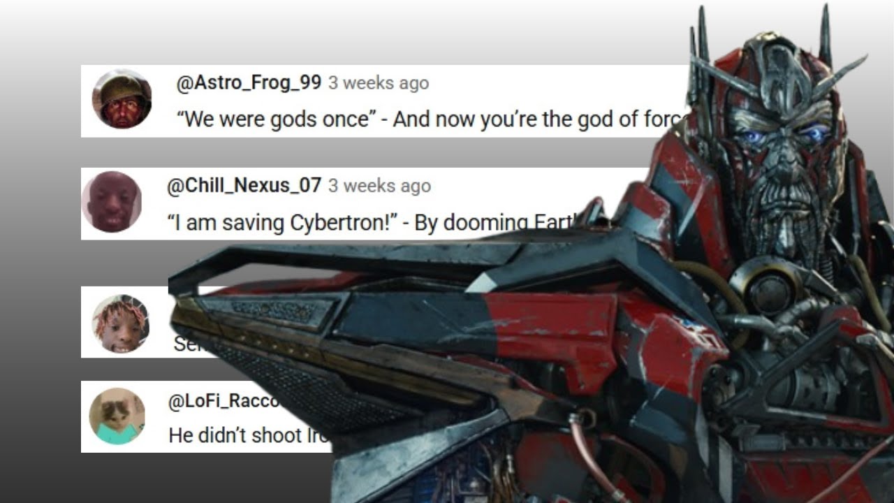 Sentinel Prime, The GOD of oppression from Transformer, Dark of the Moon: Comment as song