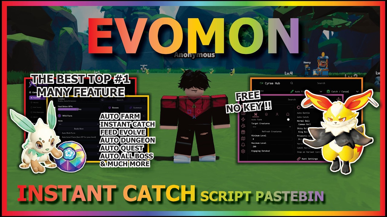Скрипт EVOMON Pastebin 2026: АВТОФАРМ, МОМЕНТАЛЬНАЯ ПОЙМКА, АВТОБОСС, КВЕСТЫ, ЭВОЛЮЦИЯ, ПОДЗЕМЕЛЬ...