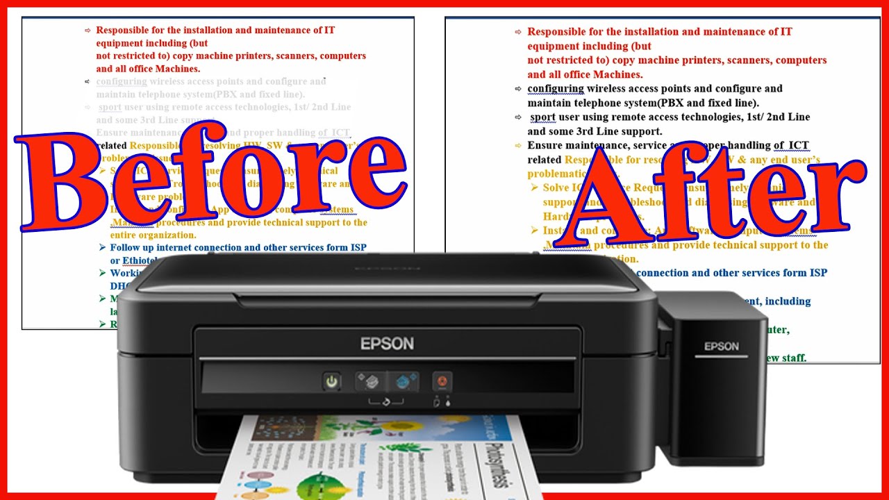 How to fix  print quality on Epson printer | poor print quality problem on Epson printers