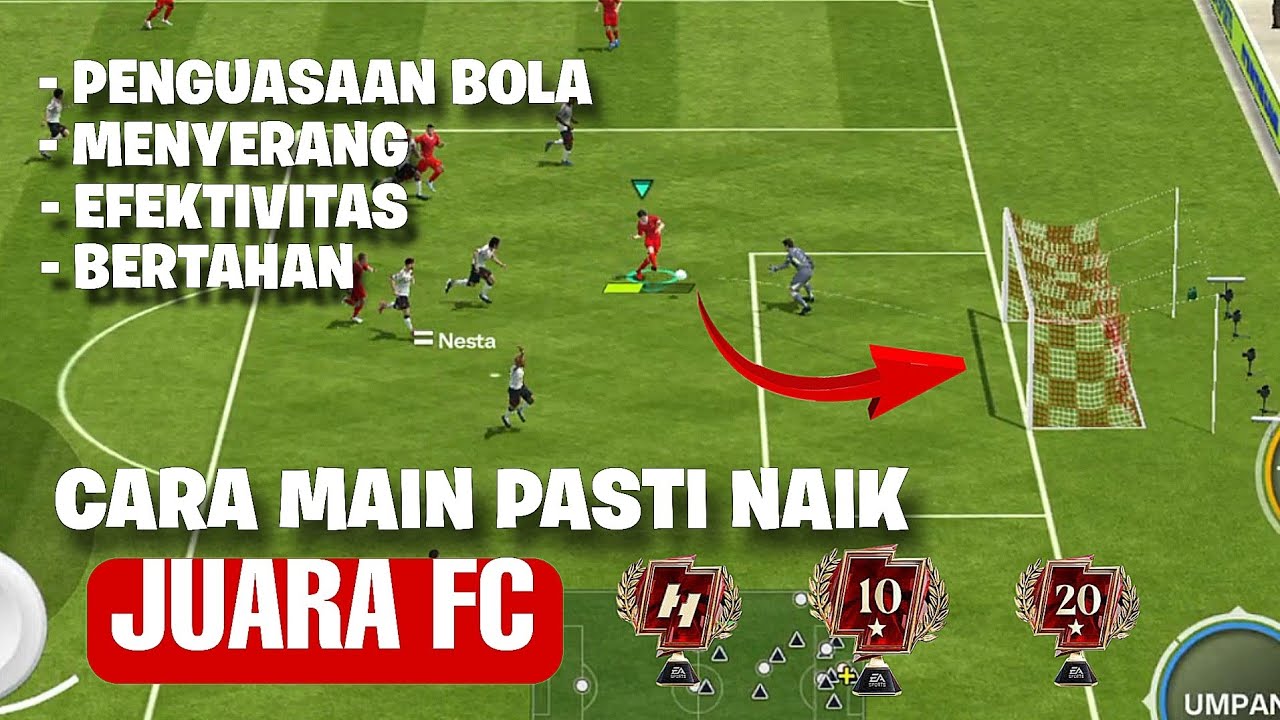 CARA MAIN PASTI NAIK JUARA FC - FC MOBILE
