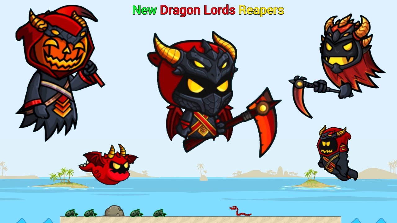 New Rare Dragon Lord Reaper Pumpkin Ghost Ghostly And Pet (EvoWorld.io) All Animals Evolution