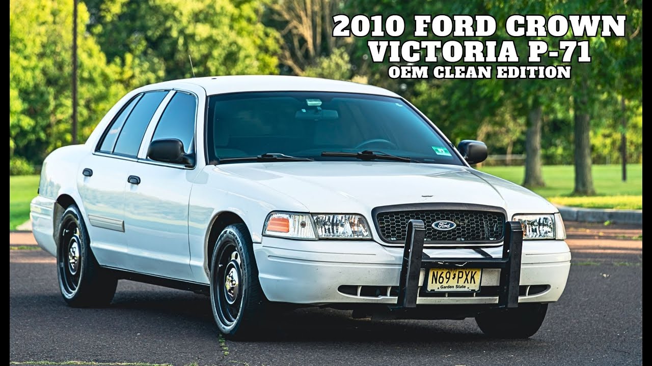 2010 Ford Crown Victoria P7B | OEM CLEAN EDITION POLICE INTERCEPTOR |