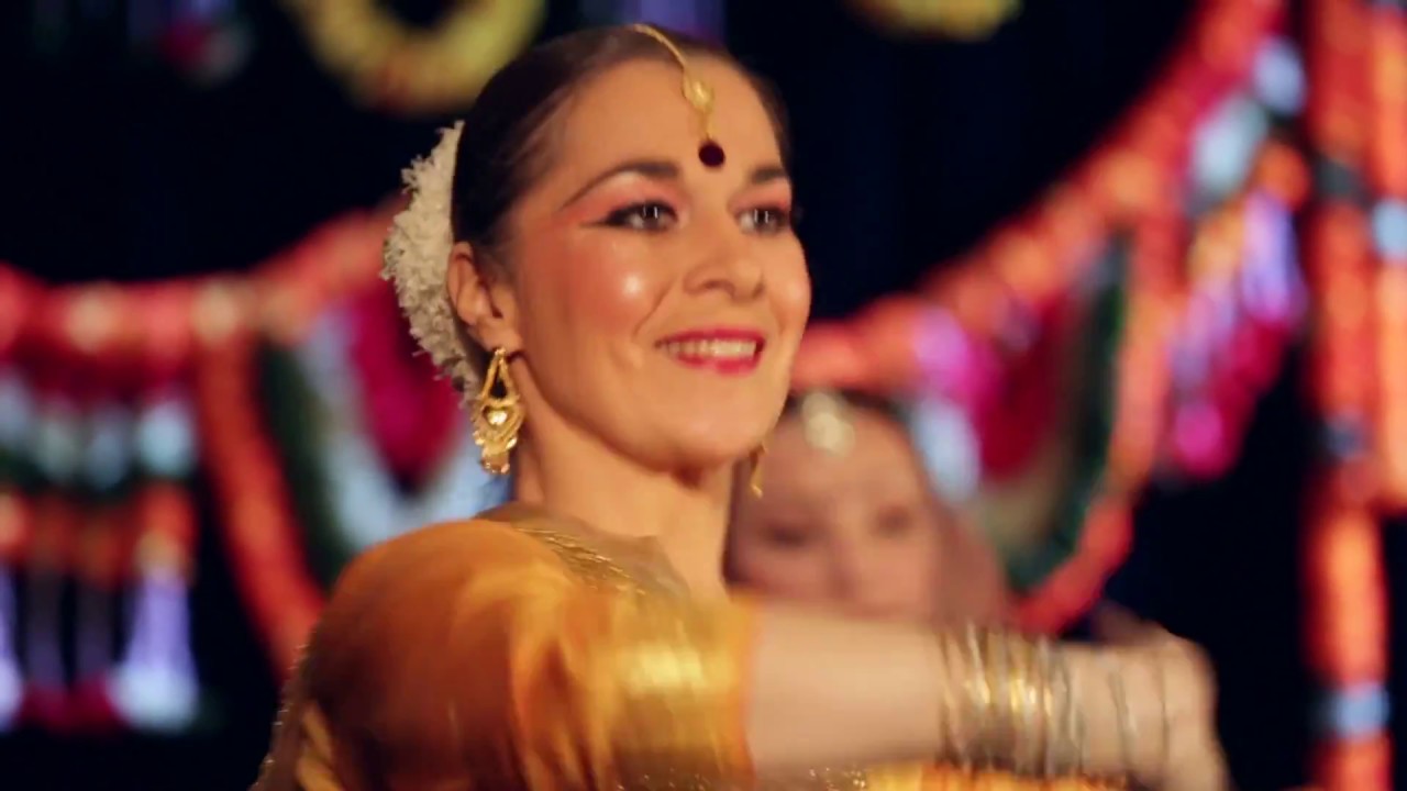 Kathak Group Performance  Theater Tarang  Shiv Natraj Stuti -Театр Таранг - Шив Натрадж Стути Катхак