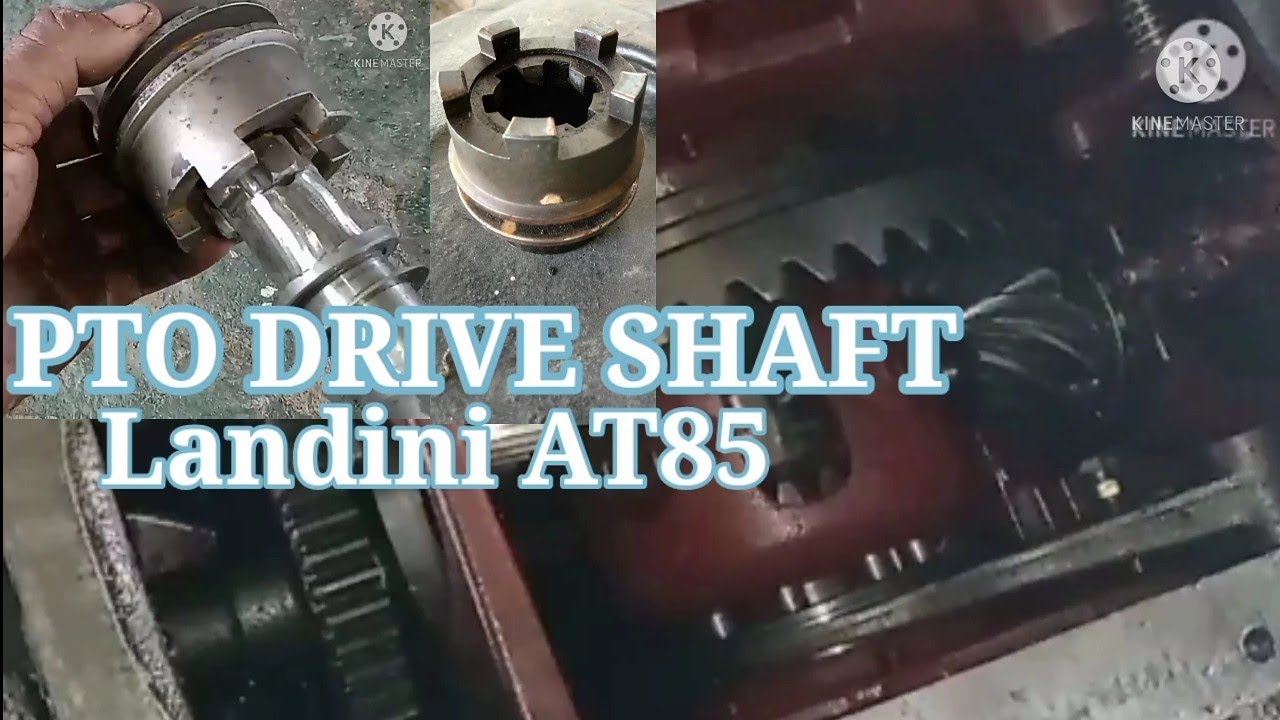 make installation PTO drive shaft landini AT85