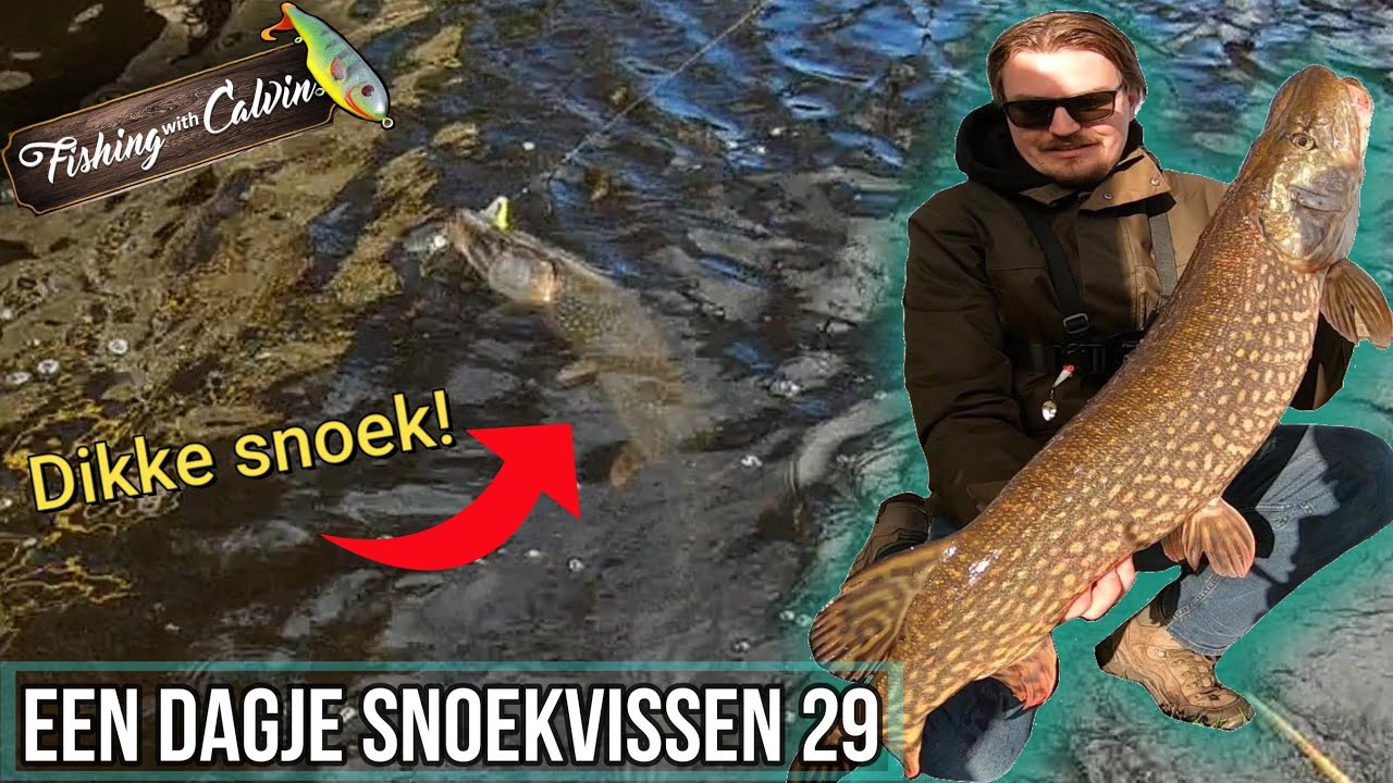 EERSTE DIKKE SNOEK VAN 2023! - Een dagje snoekvissen 29