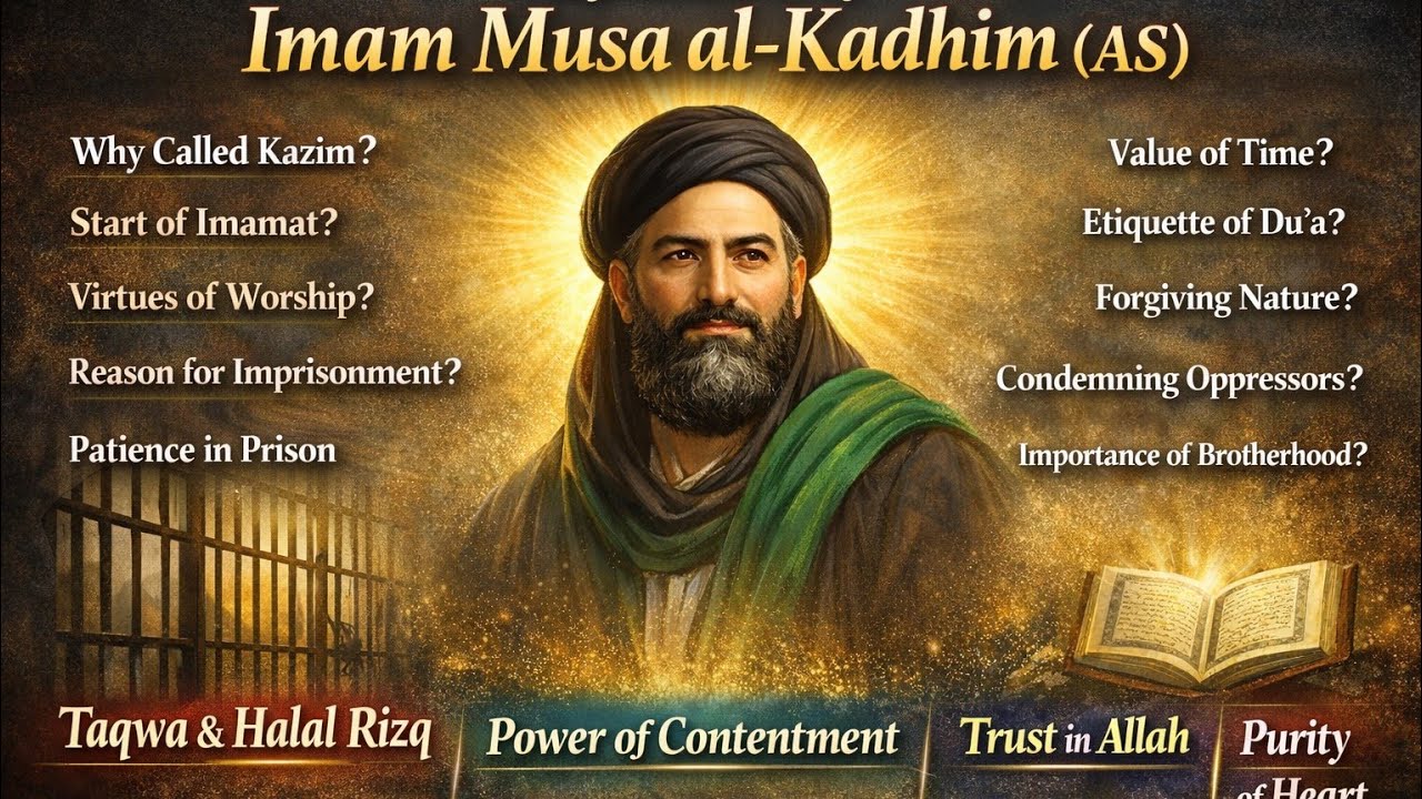 shia kids acadmy channel_ islamic Life of Imam Musa Kazim (AS) | Prison, Patience & Divine Strength