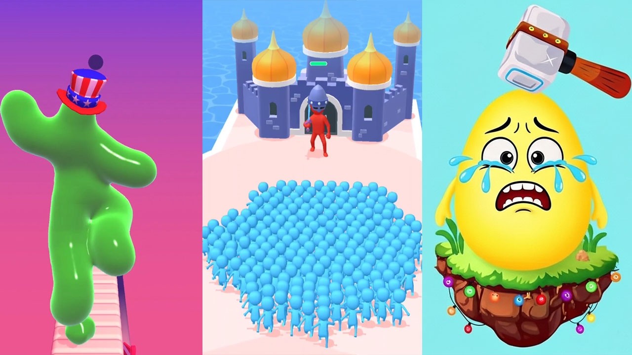 Draw To Smash🆚Count Master 🆚Blob Run 3D  gameplay