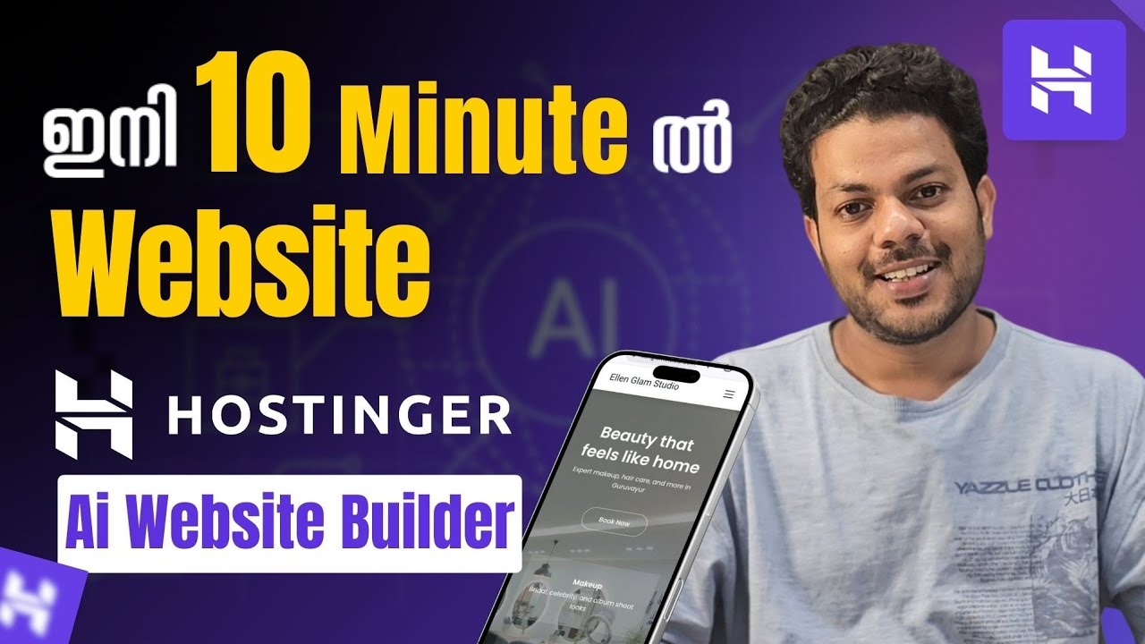 Create A Website in 10 Minutes | Ai Website Builder Tutorial in Malayalam | Step By Step