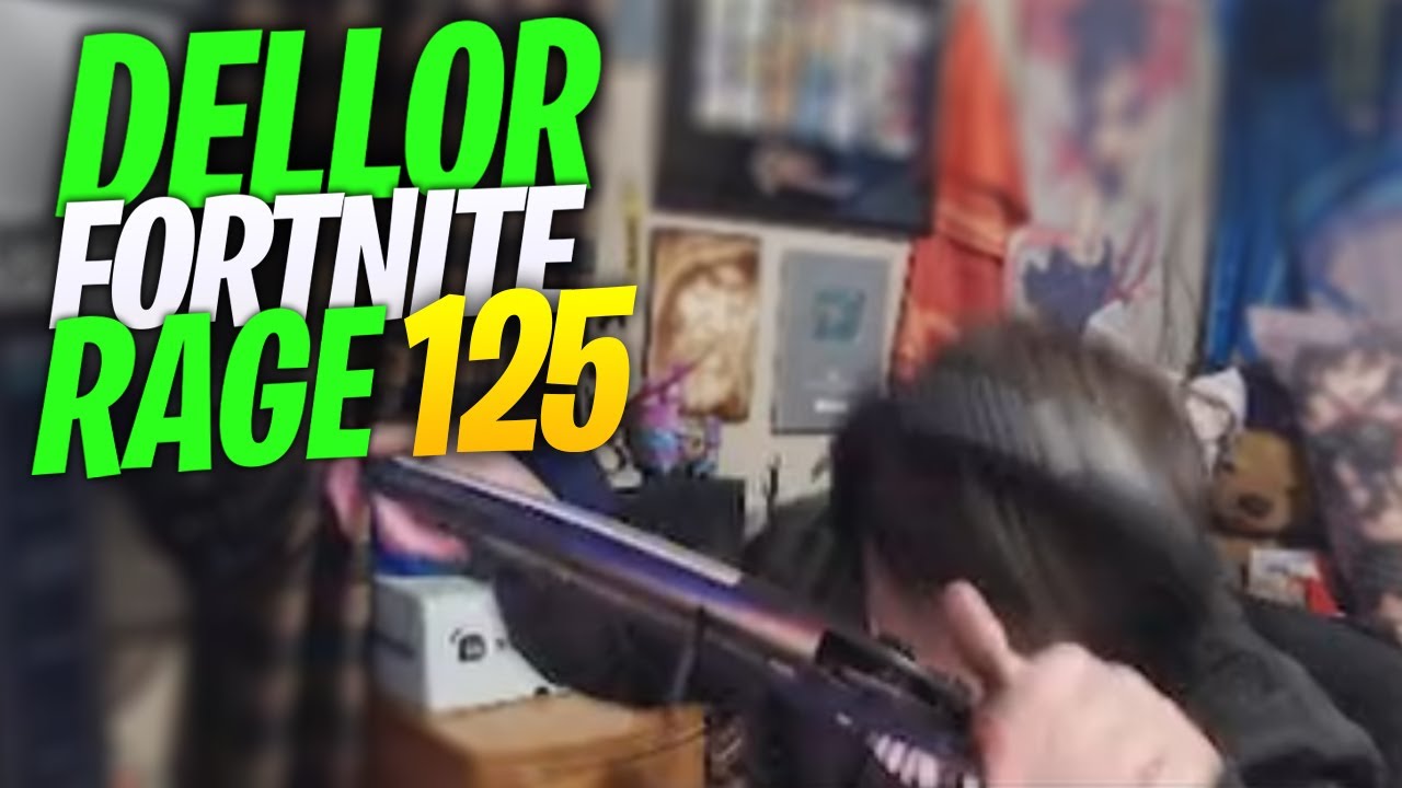 DELLOR FORTNITE MEGA RAGE COMPILATION 125