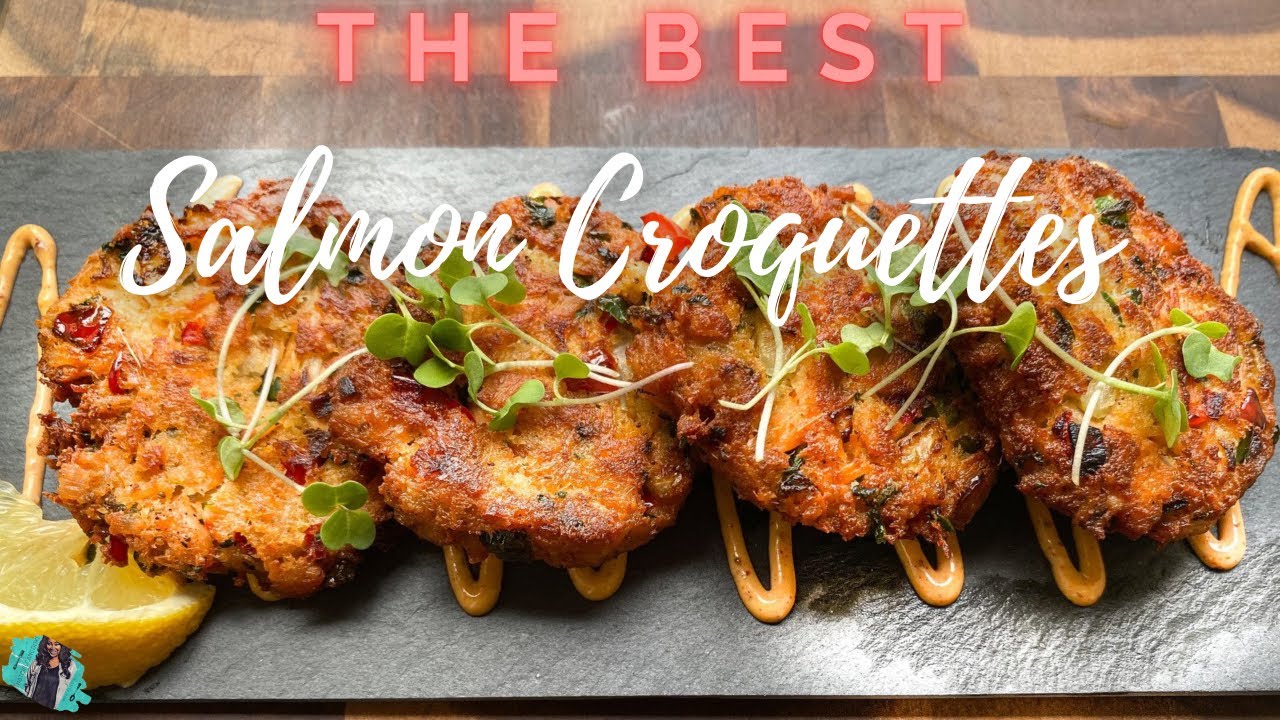 HOW TO MAKE THE BEST SALMON CROQUETTES | SALMON PATTIES | SUPER EASY RECIPE | + REMOULADE SAUCE