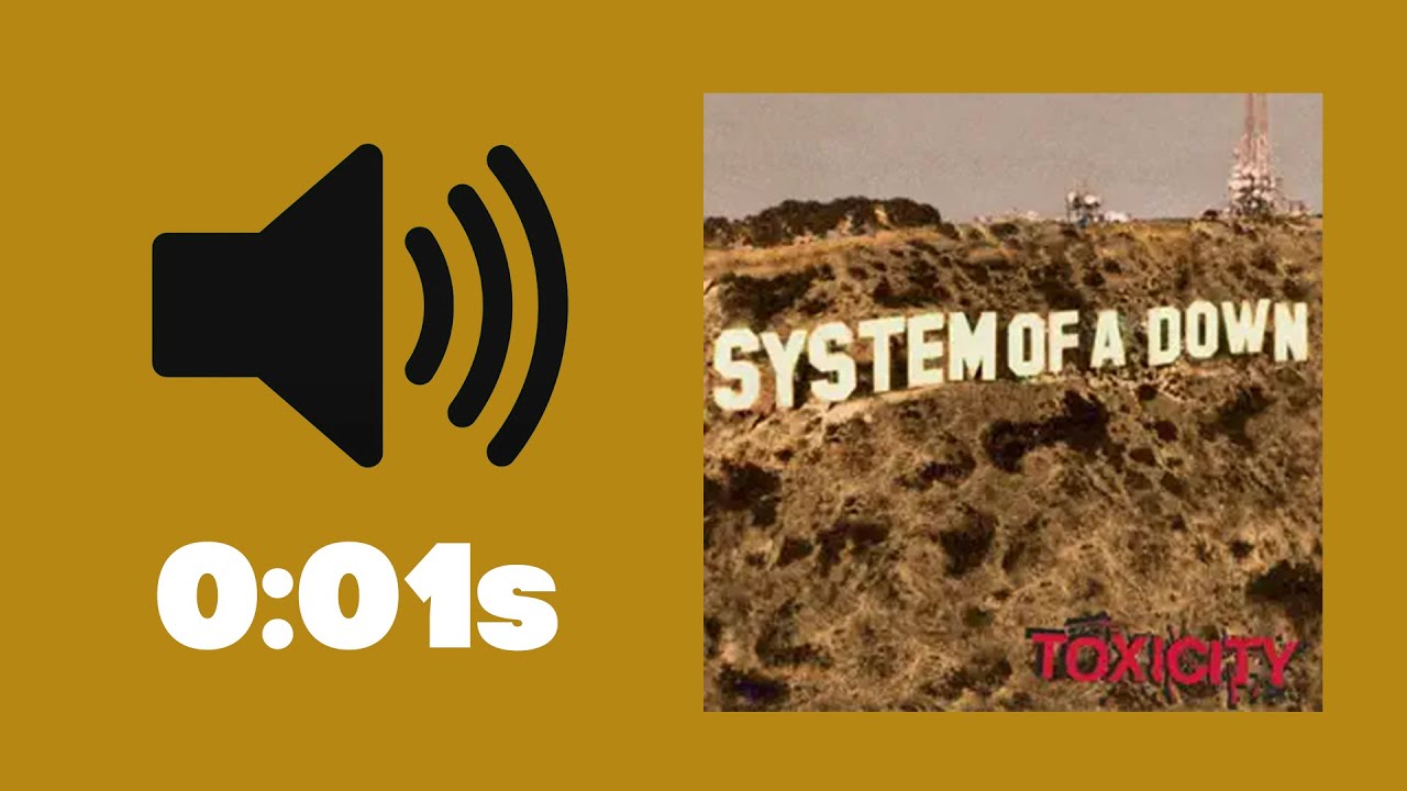 Can You Guess System Of A Down Song In 1 Second? (SOAD Music Quiz)