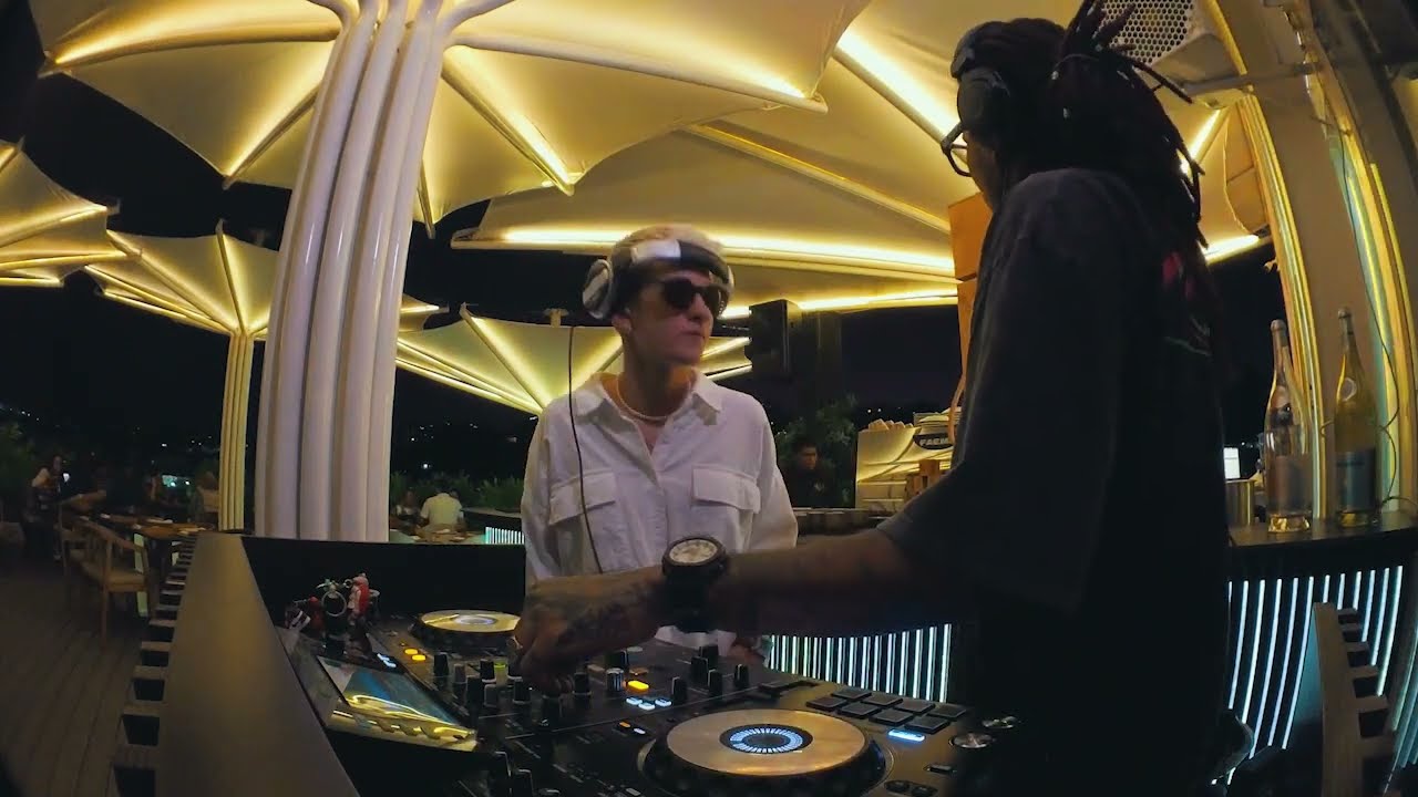 B2B YONI LA VOZ X LOCHIDJ - Latin House - Dj Live Set - iki Rooftopkitchen 2023 ( Podcast Iki 009 )