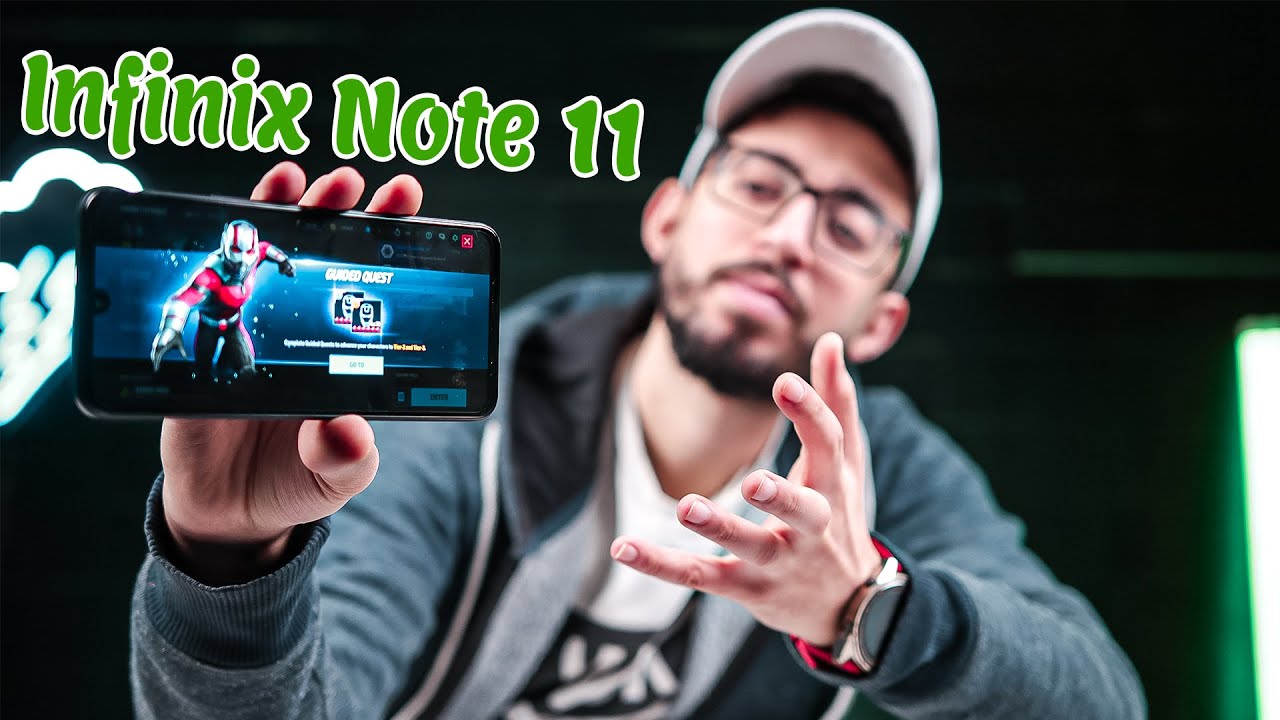 تجربة اقوى 5 العاب على Infinix Note 11 النسخه الكبيره 😎
