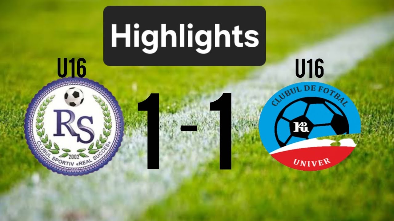 Highlights| Real succes (U16) - Cf univer (U16)