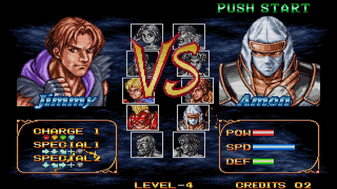 Double Dragon Neo Geo Jimmy No Lose Playthrough