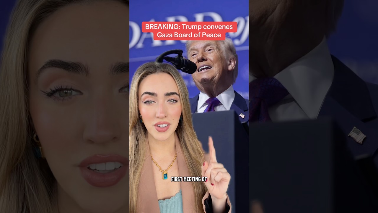 BREAKING: Trump&rsquo;s insane speech to the Gaza Board of Peace #news #trump #politics #gaza #israel