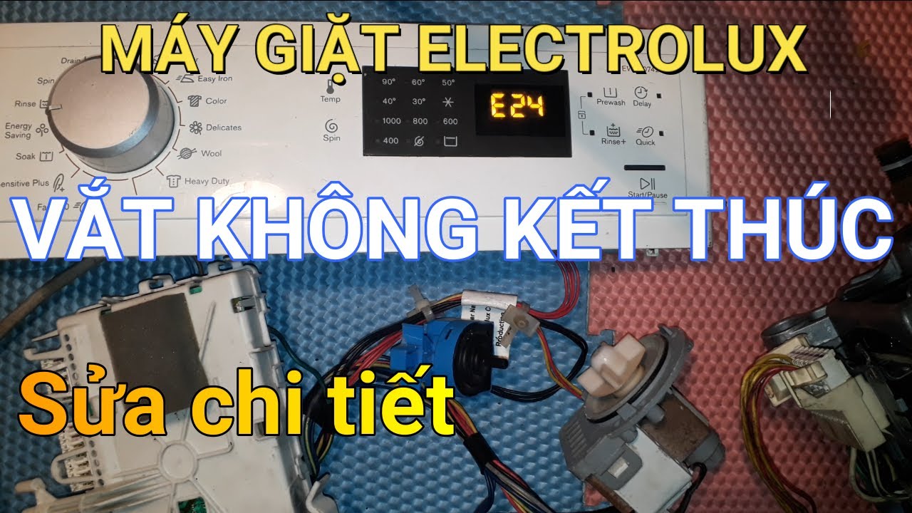 Electrolux washing machine not spinning, error code E24