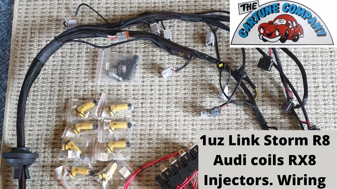 Link ecu storm to 1uz non vvti with audi R8 coils