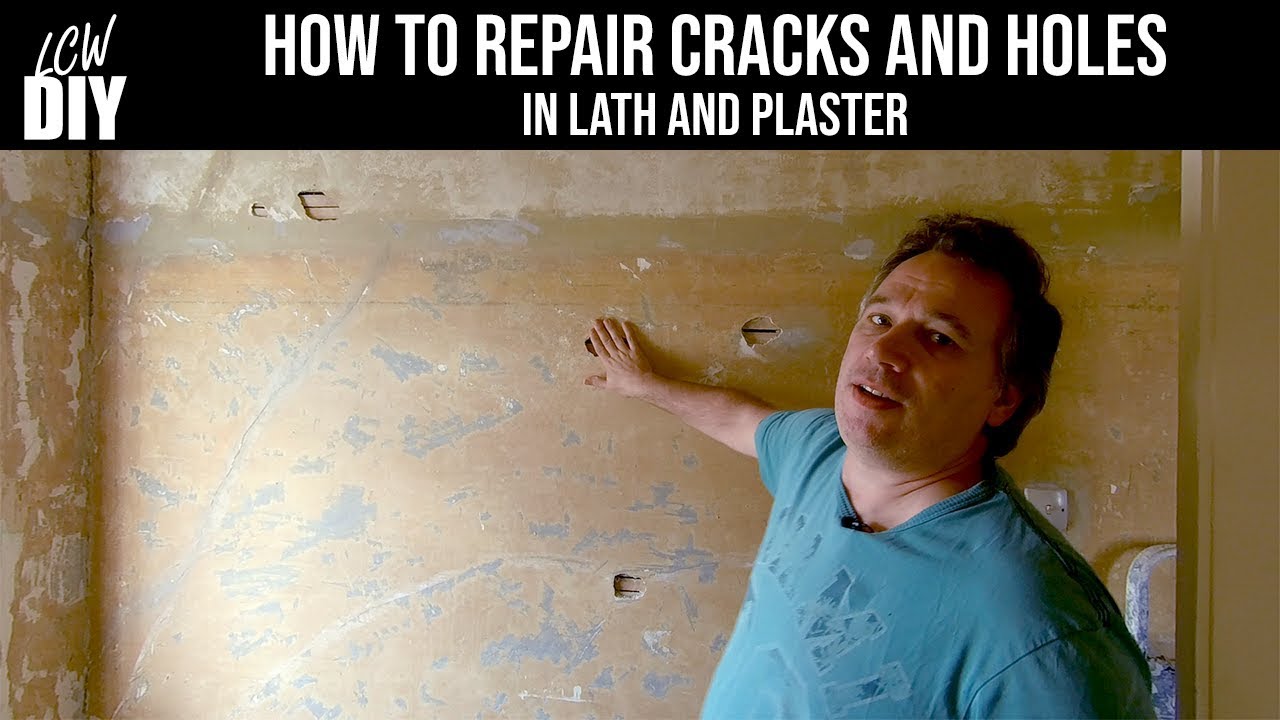Repairing Cracks And Holes In Lath And Plaster - part 1 - DIY Vlog #6
