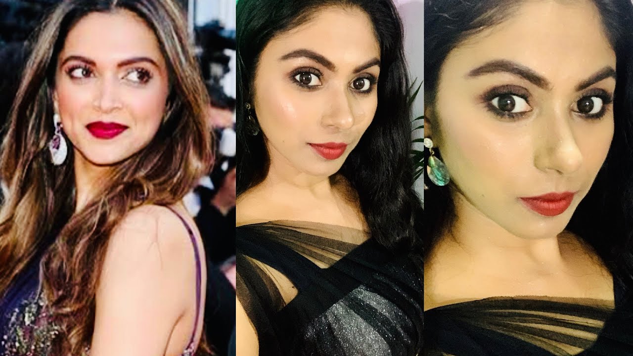 Deepika Padukone Cannes inspired Makeup Look|| Recreating Red Carpet Day 1 look