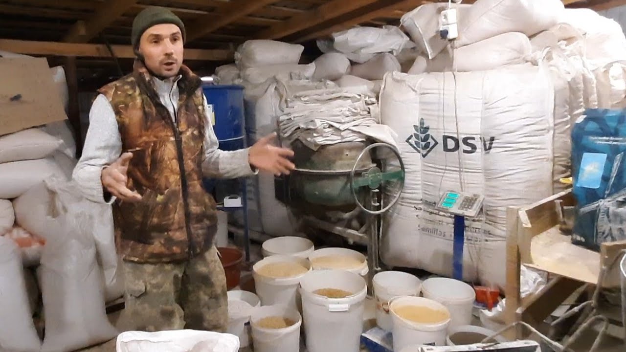 //Супер корм для Свиней на дому от 30 до 70//Едят мало ростут быстро//Шелудьковская мешанка//