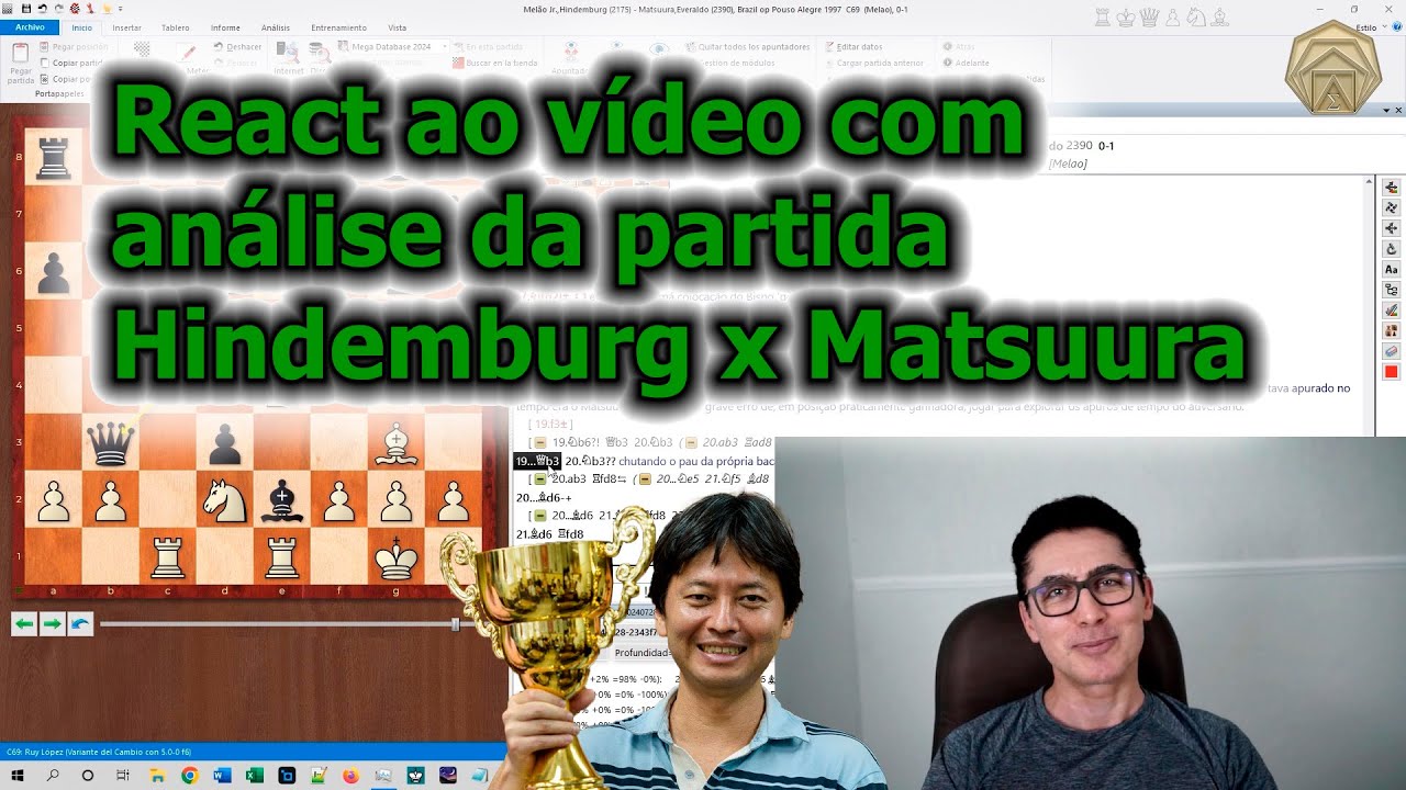 React- partida de xadrez Hindemburg x Matsuura