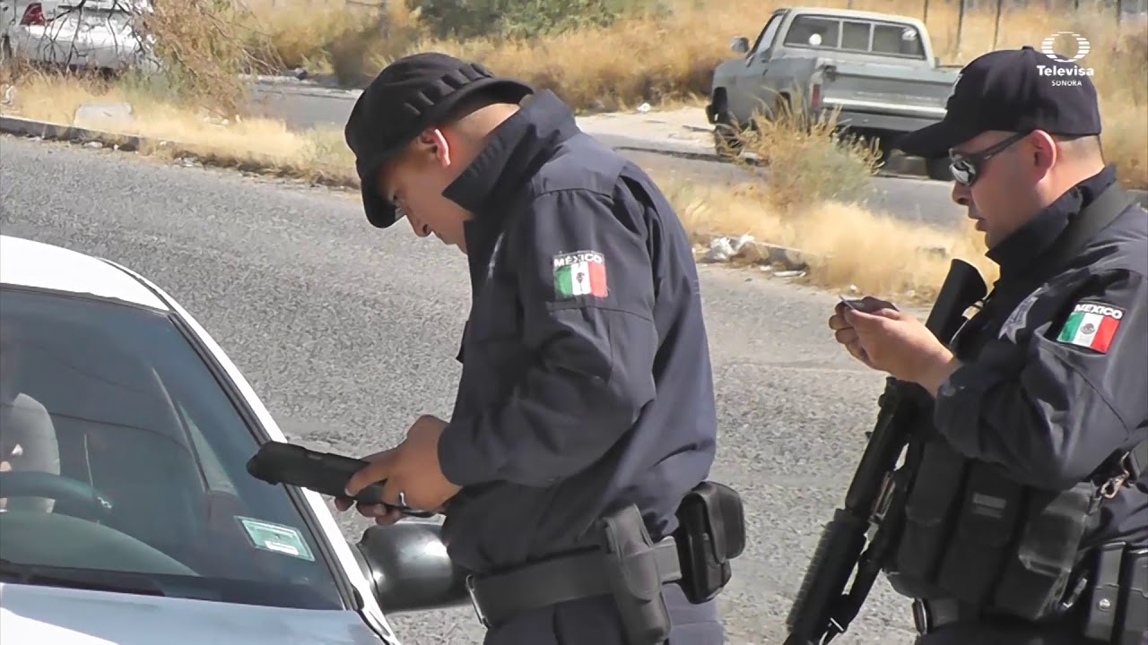 Implementan operativo para detectar vehículos robados en Hermosillo
