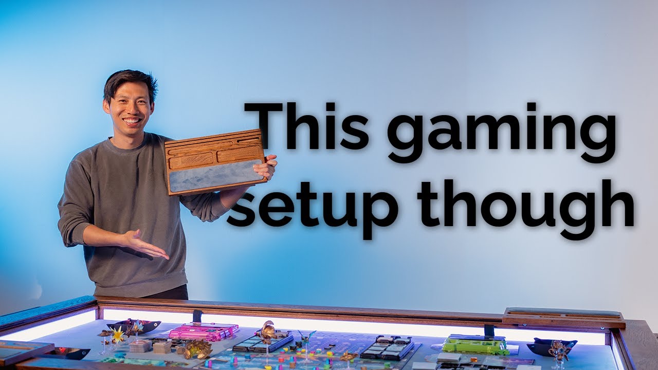 The BEST Board Game Table I've Ever Seen. The Councilor by Rathskellers