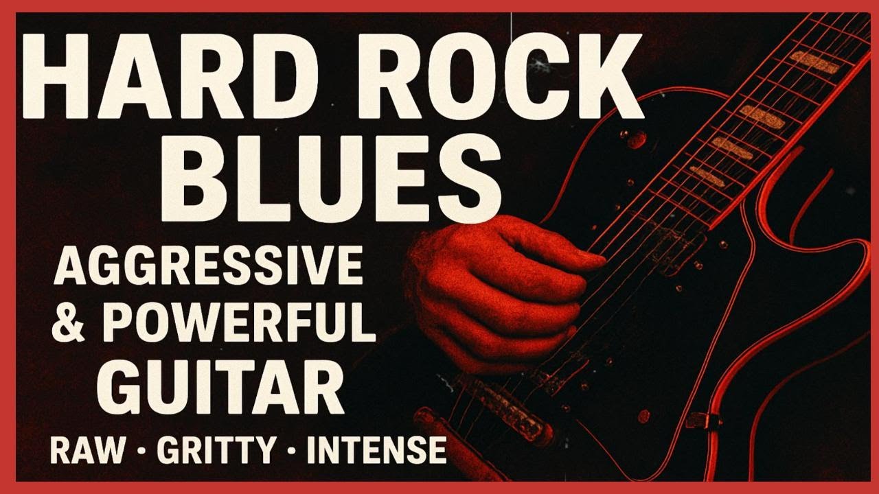 Hard Rock Blues | Aggressive & Powerful Rock Guitar Music