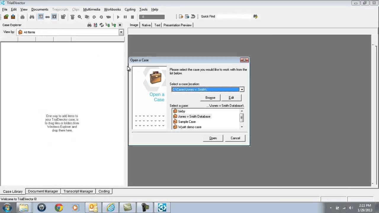 Trial Director Training--File architecture