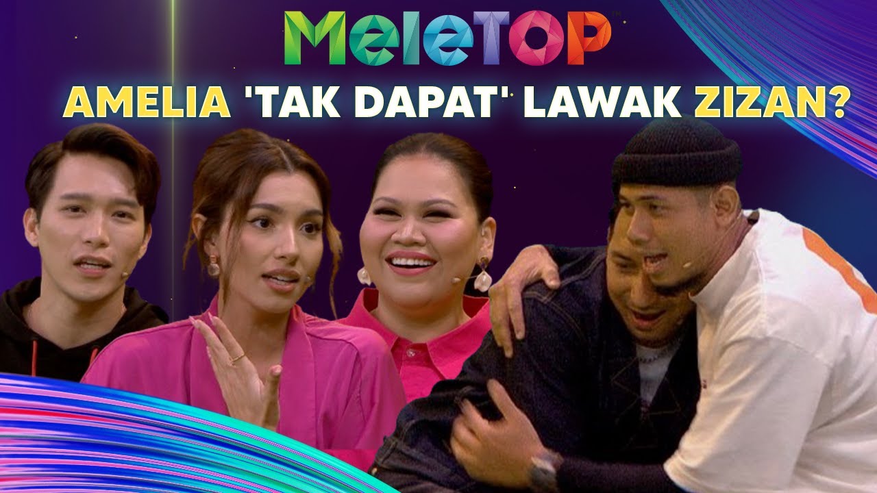 Amelia 'Tak Dapat' Lawak Zizan? Sean Lee Pula BELANJA Apa Tu?! | MeleTOP | Nabil