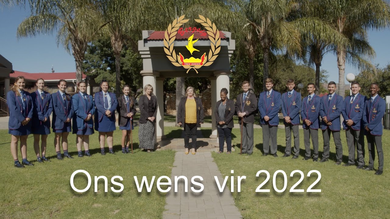 Bergsig Akademie - Ons wens vir 2022/Our wish for 2022
