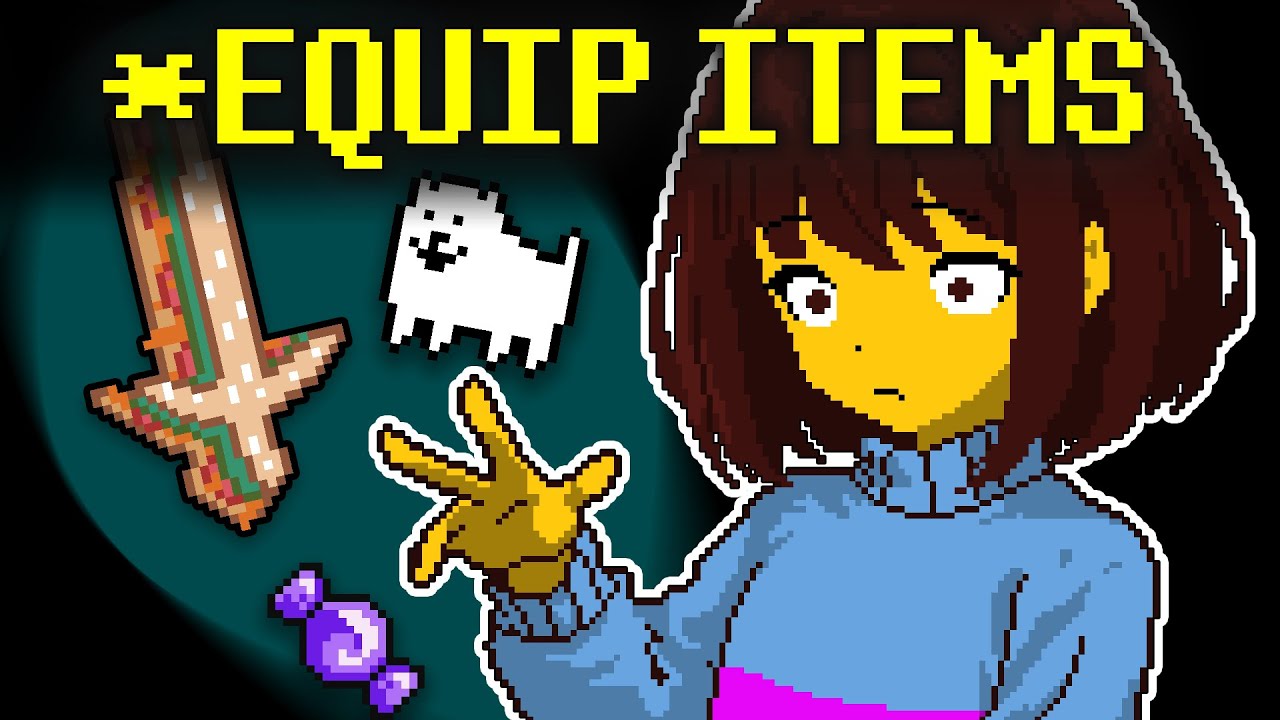 What if You Equip Items as Armor/ Weapon? [ Undertale ]